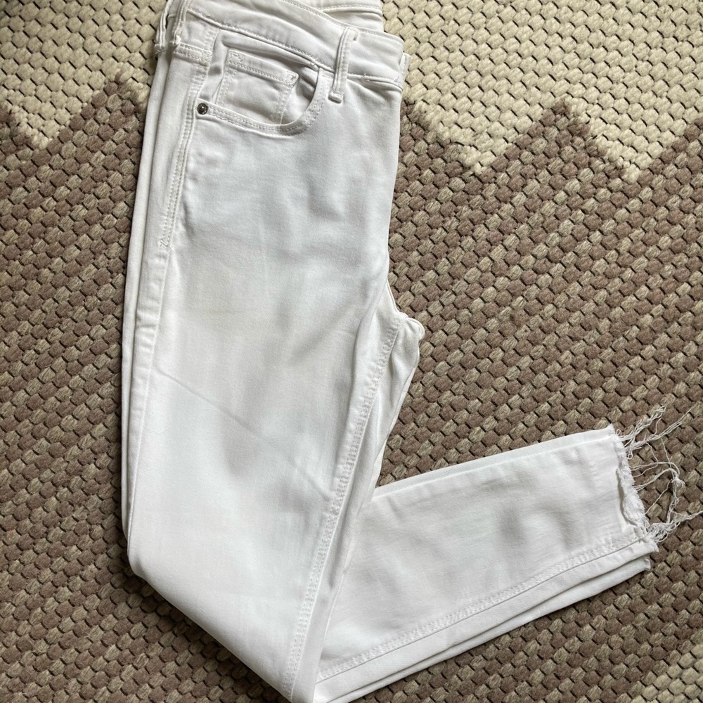 American eagle rockstar super skinny ripped jeans